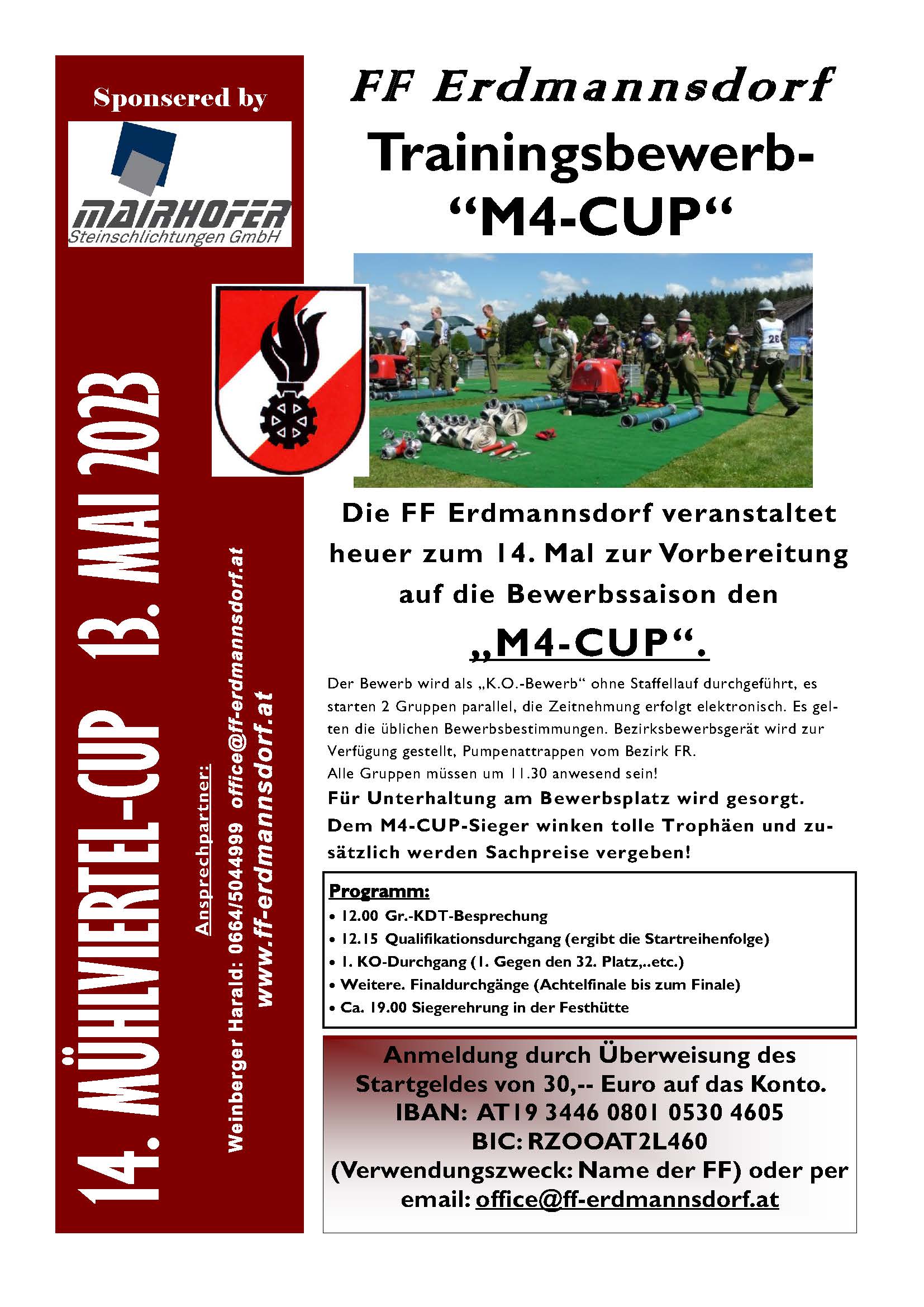 Ausschreibung M4-Cup